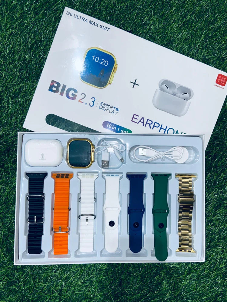 51 GADGETS COMBO SMART WATCH WITH EARBUDS