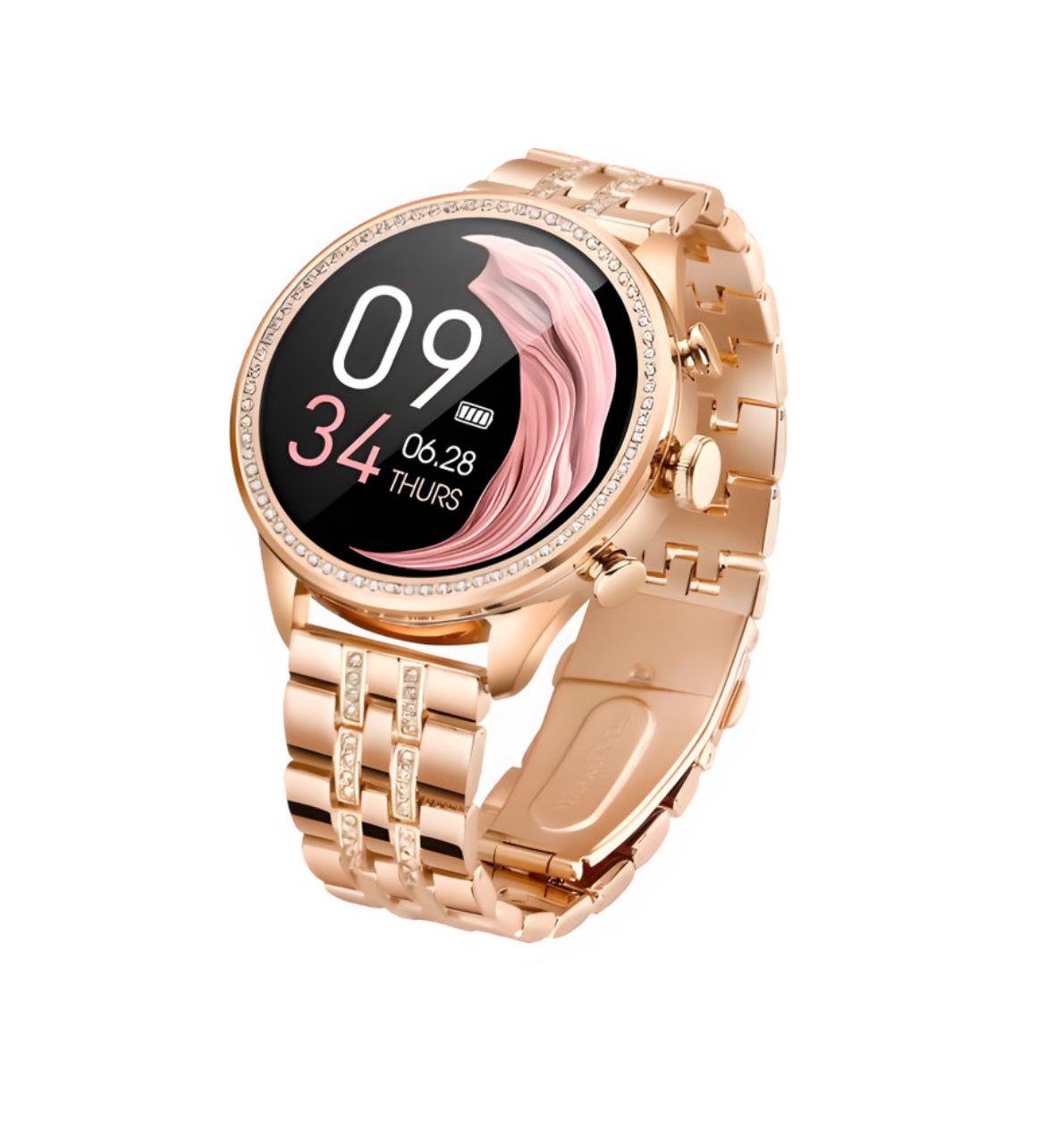 51 GADGETS DIAMOMD SMART WATCH WITH WIRELESS CHARGER